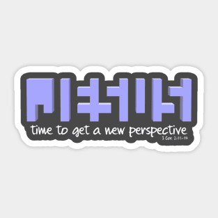 New Perspective Sticker